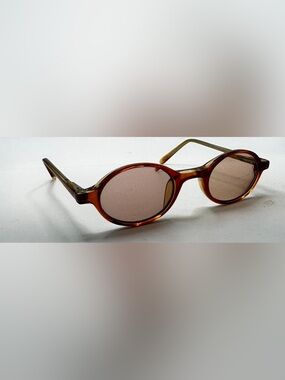 Simply Basics Brown Oval Sunglasses Frames Only
